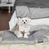 PETTAIL Orthopedic Microfiber Calming Big Dog Bed for Small and Large Dogs, Non Slip Bottom 24.5" 29.5" 40" Medium Large XL - Pettail