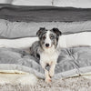 PETTAIL Orthopedic Microfiber Calming Big Dog Bed for Small and Large Dogs, Non Slip Bottom 24.5" 29.5" 40" Medium Large XL - Pettail